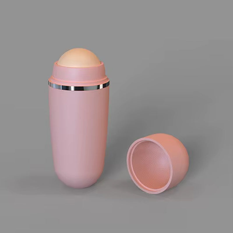 Face Oil Absorbent Volcanic Roller Stone Facial Oil Removing Absorbing Rolling Matte Portable Face Skin Care Tool Custom Logo